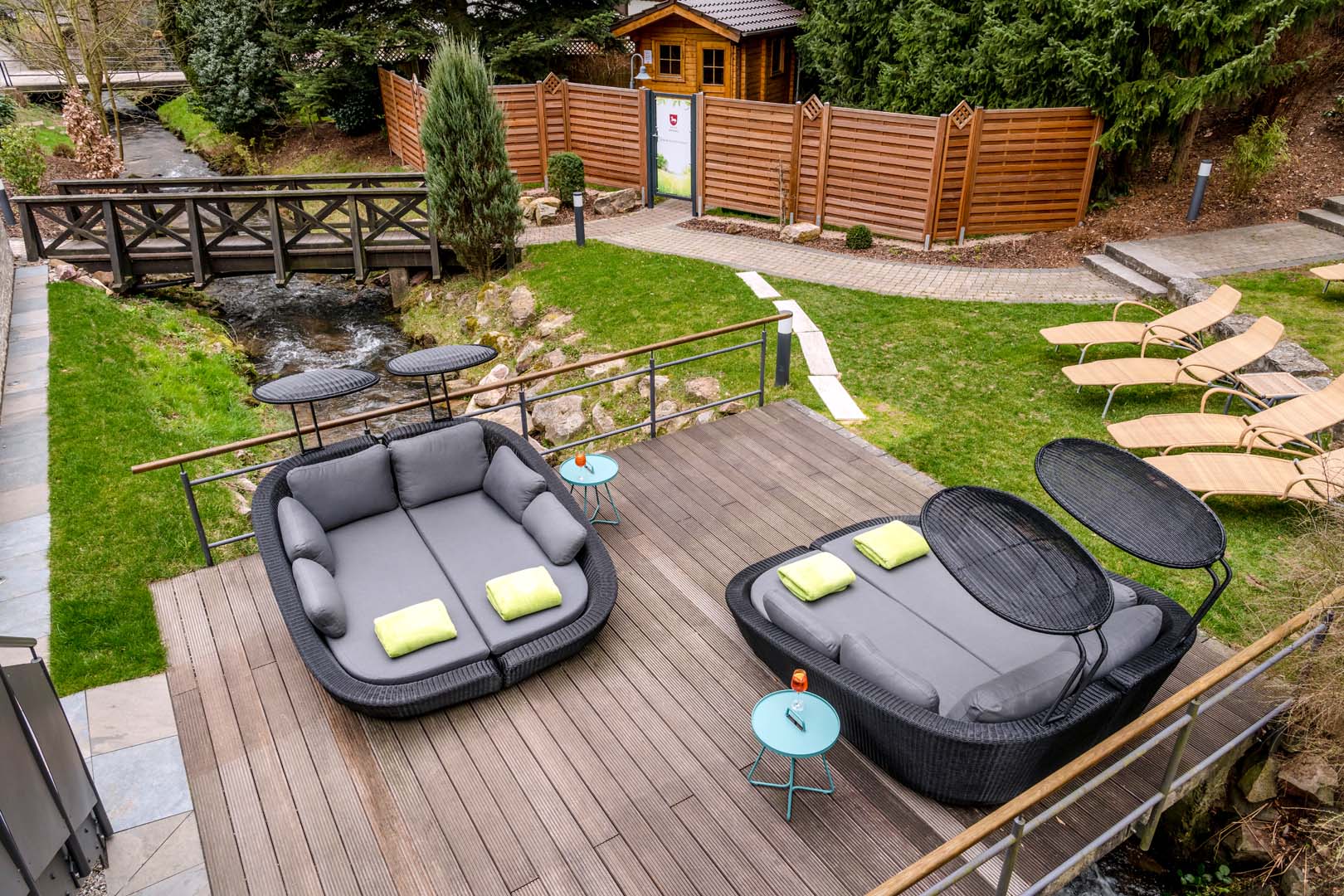 Wellness Gartenlandschaft